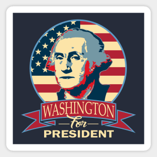 George Washington For President Sticker